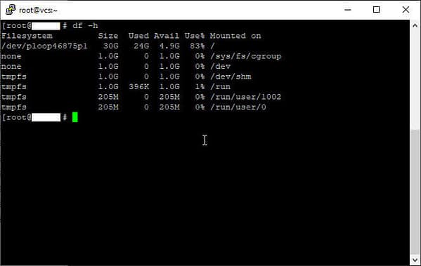 Kiểm tra xóa dữ liệu không cần thiết trên VPS sử dụng Linux